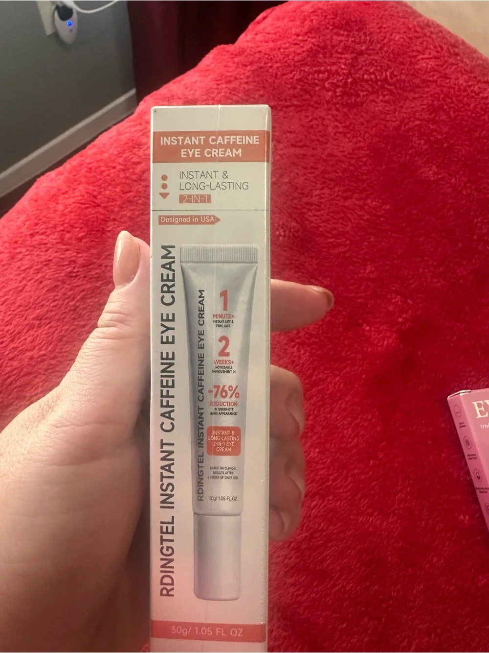 Instant Caffeine Eye Cream - Brightening Eye Treatment (Silver/White)